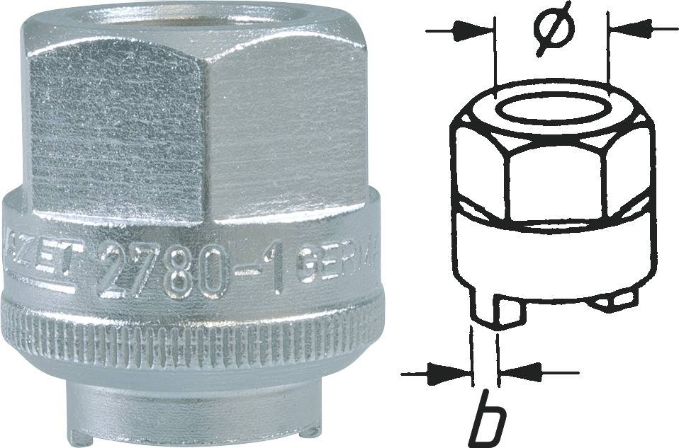 Hazet 2780-1 Schokdempertapsleutel afbeelding