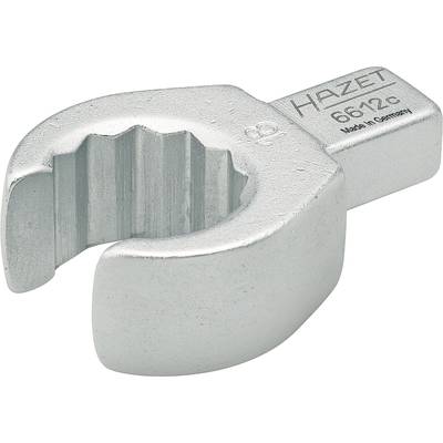 Strieborný nadstavec na súpravu náradia s nápisom 'HAZET 6612c, Made in Germany' na hornej strane.