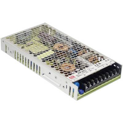 Napájací zdroj v kovovom kryte s vetracími otvormi, vhodný pre napájanie elektronických zariadení, model RSP-200.