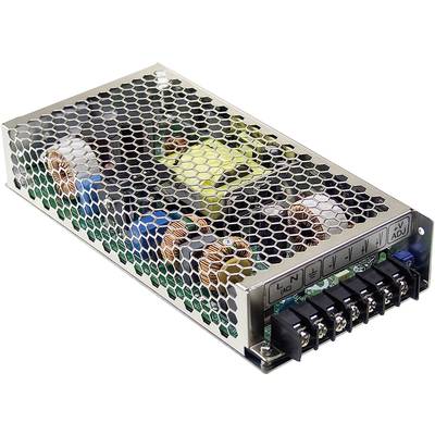 Kovový kryt s mriežkovým vzorom zobrazuje napájací zdroj. Na boku sú vytlačené symboly, ktoré indikujú elektrické parametre.