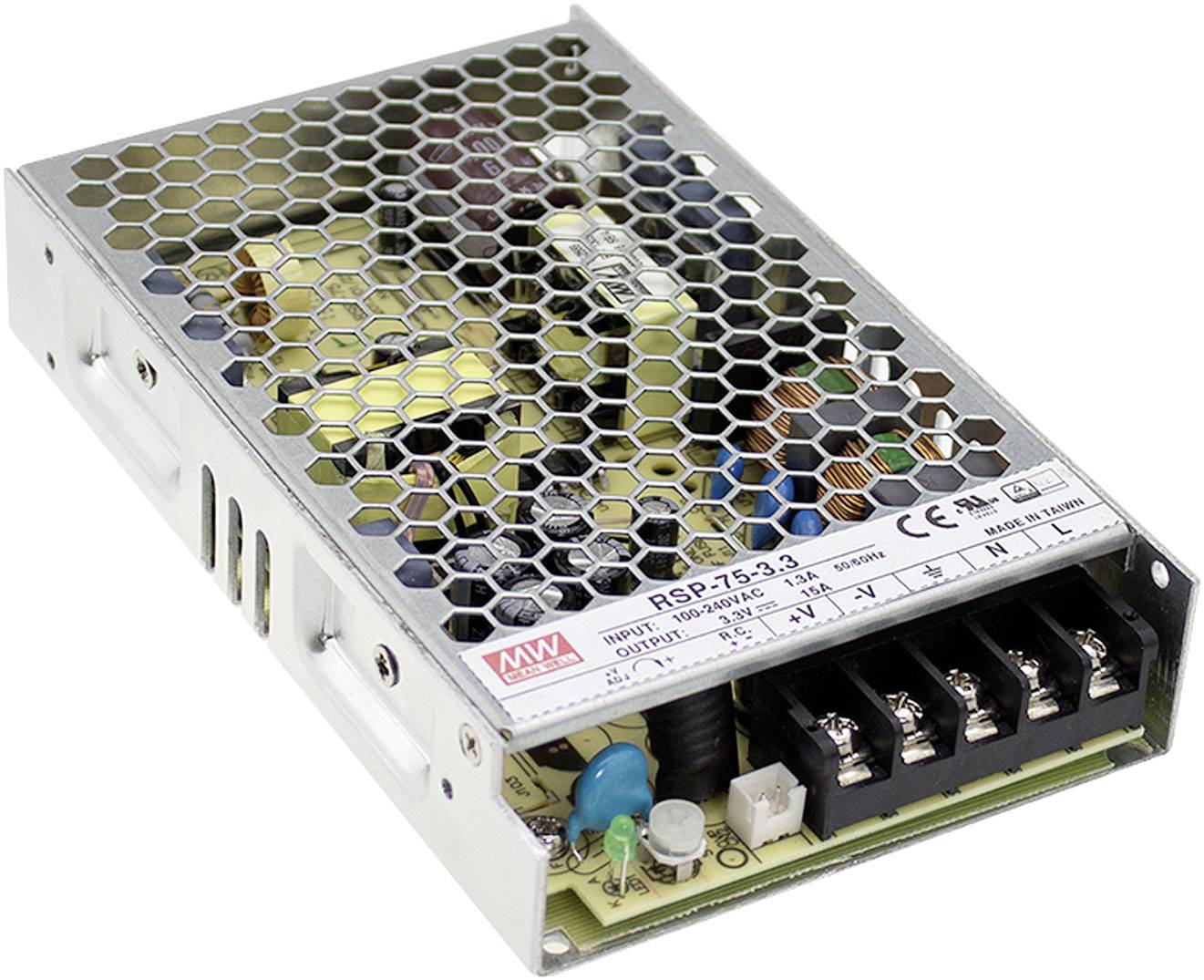 MW Mean Well RSP-75-48 Alimentatore a commutazione. 48 V/DC 1.6 A 76 W