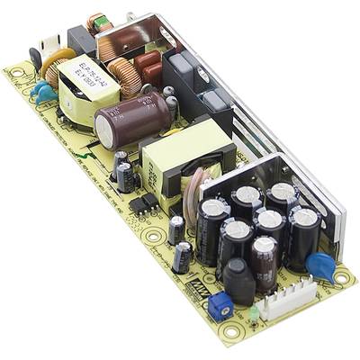 Elektronická doska s kondenzátormi, cievkami a inými komponentmi. Slúži ako napájací zdroj alebo spínací modul v elektronických zariadeniach.