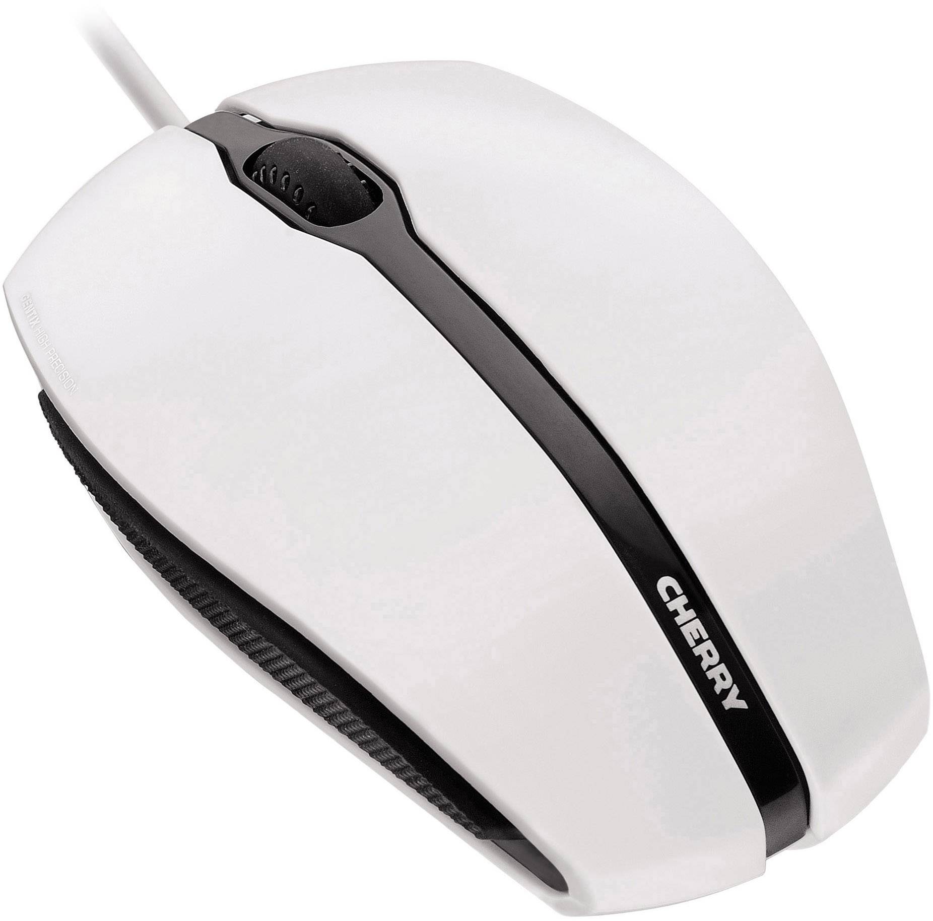 CHERRY Gentix Corded Mouse USB Ottico Bianco 3 Tasti 1000 dpi
