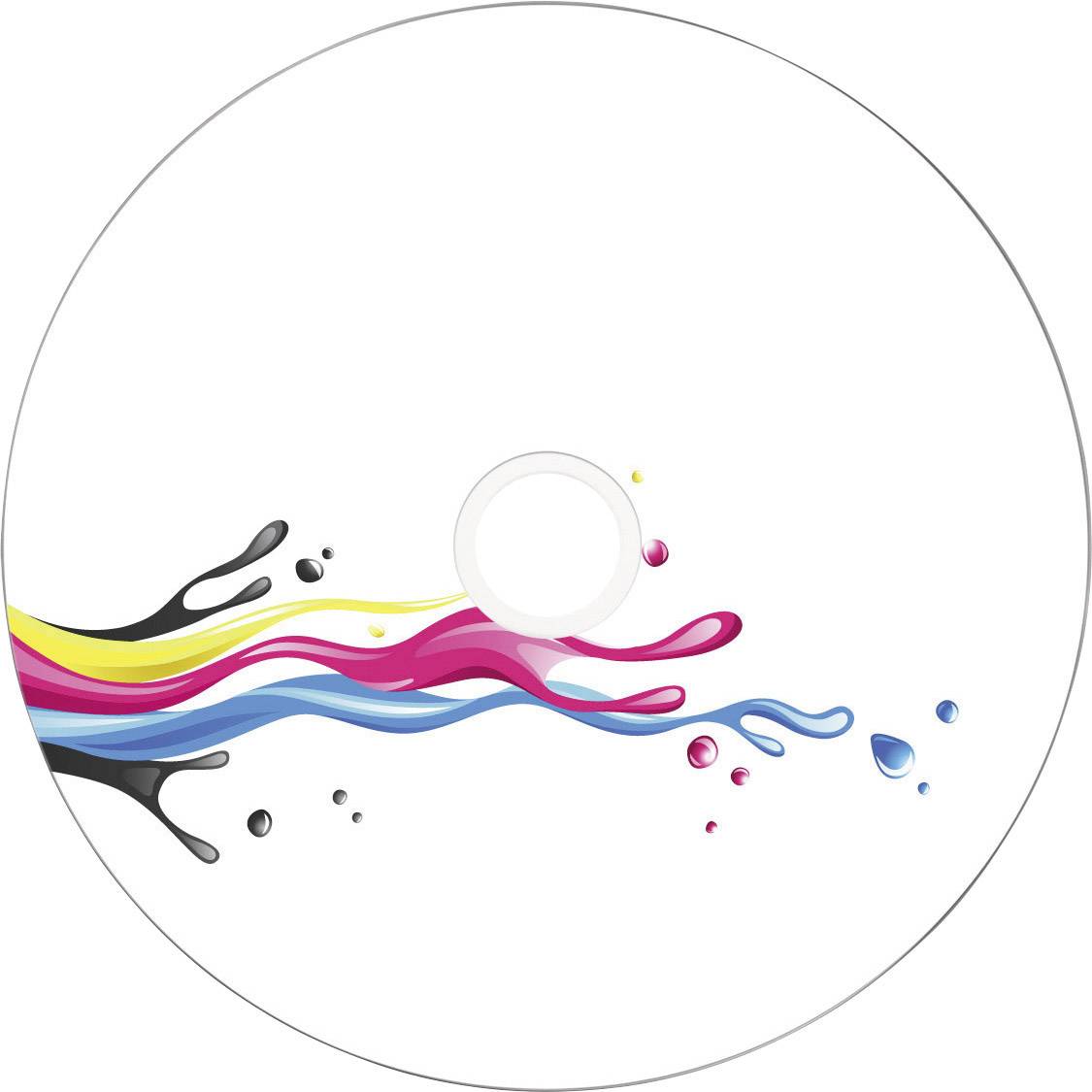 Записovateľné CD, potlačiteľné atramentovými tlačiarňami. Oblasť tlače od 22 do 118 mm. Povrch bez loga, značka 'photo-on-disc'.