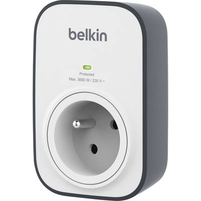 Belkin BSV102ca  medzizásuvka s prepäťovou ochranou  Přepětová ochrana pre: zásuvky 12 kA  1 ks