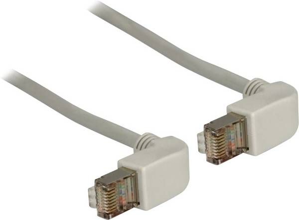 Delock 83510 RJ45 sieťové káble, prepojovacie káble CAT 5e S/FTP 0.50 m sivá 1 ks