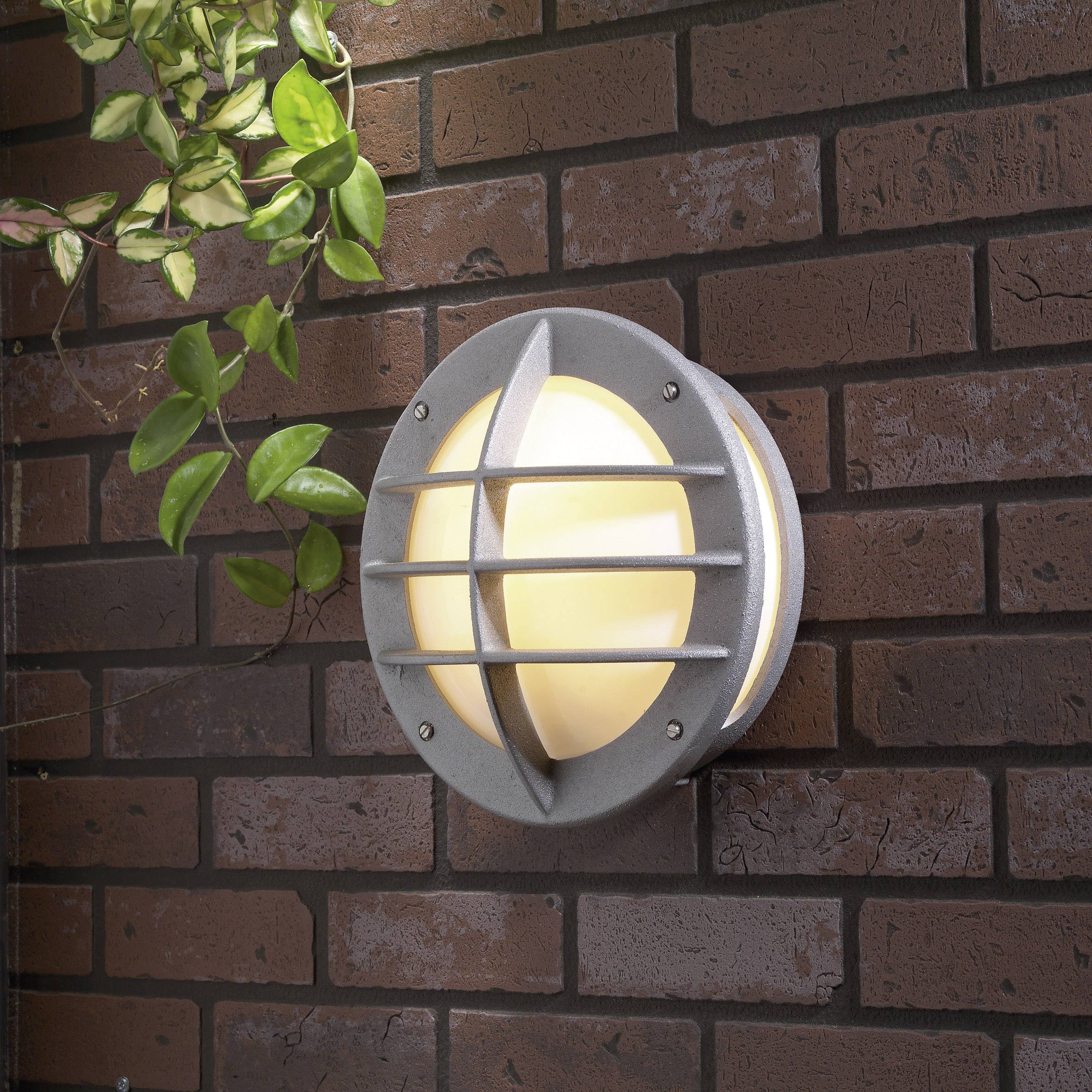 KONSTSMIDE Applique murale ext&eacute;rieure Oden  515-312 E27 60 W argent