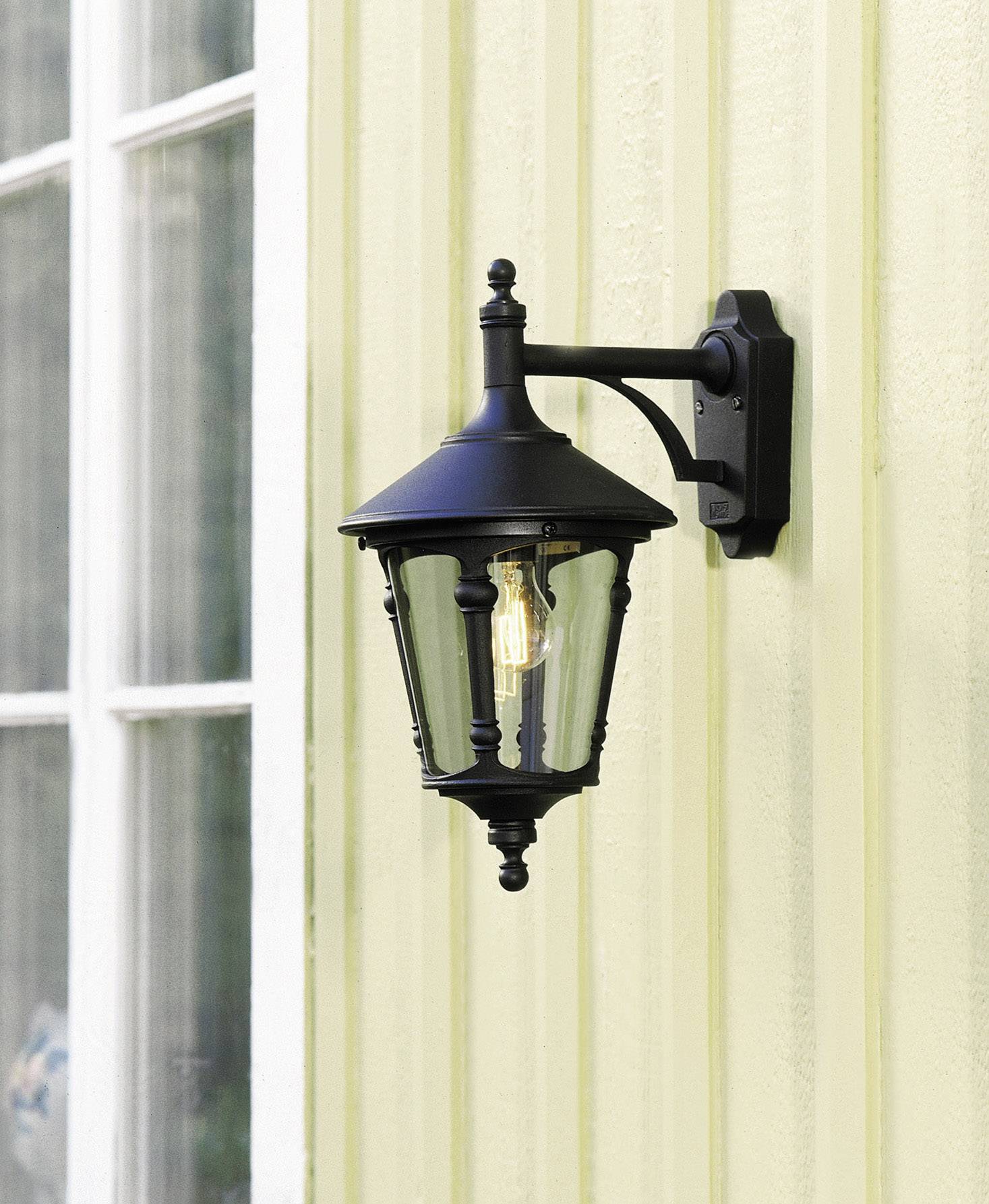 KONSTSMIDE Applique murale ext&eacute;rieure Virgo Down 568-750 E27 100 W noir