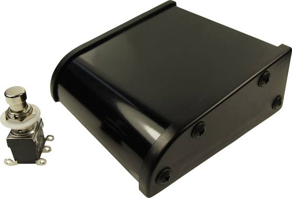 nožné / ručné tlačidlo stavebnica, vypuklý hmatník Cliff CL2107C, 250 V/AC, 2 A, 2 prepínacie, 1 pedál , 1 ks