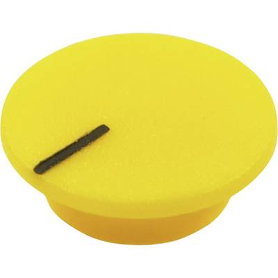 Cliff CL1772 krytka gombíka s ukazovateľom žltá Vhodné pre otočná tlačidlá K21 1 ks 