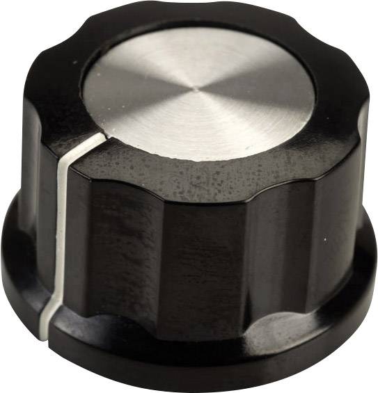 Sci Rn-99D(6.4mm) Rn-99D(6.4mm) Draaiknop Zwart, Wit (Ø X H) 26.8 Mm X 15.8 Mm 1 Stuk(s)