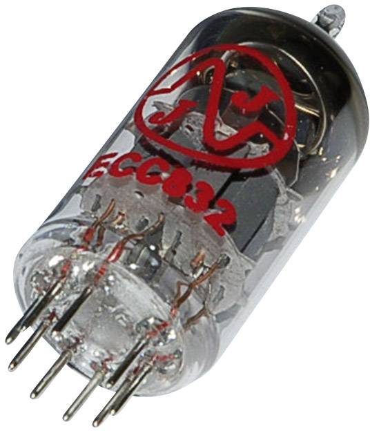 BTB Vertrieb 12DW7/ECC832 Valvola termoionica Triodo doppio 100 V 0.5 mA Numero Poli (num): 9 Attacco: Noval Contenuto 1 pz.