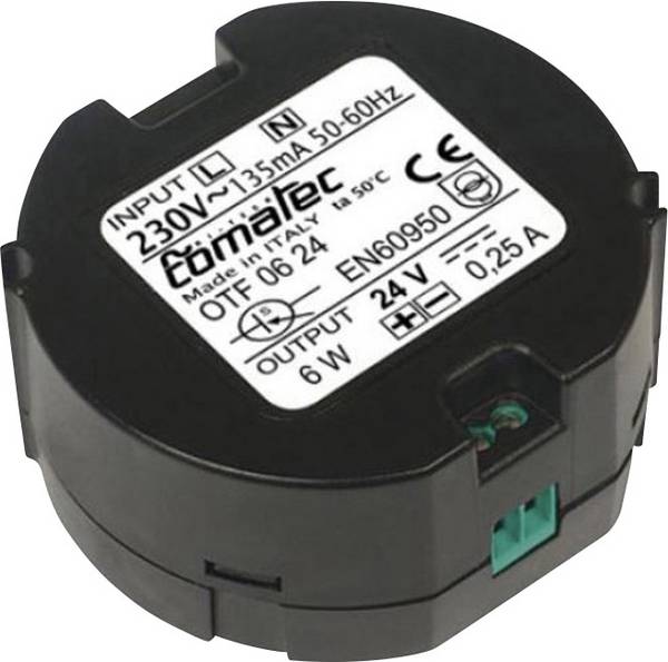 Comatec OTF/06.24RA sieťový adaptér / napájanie 24 V/DC 0.25 A 6 W
