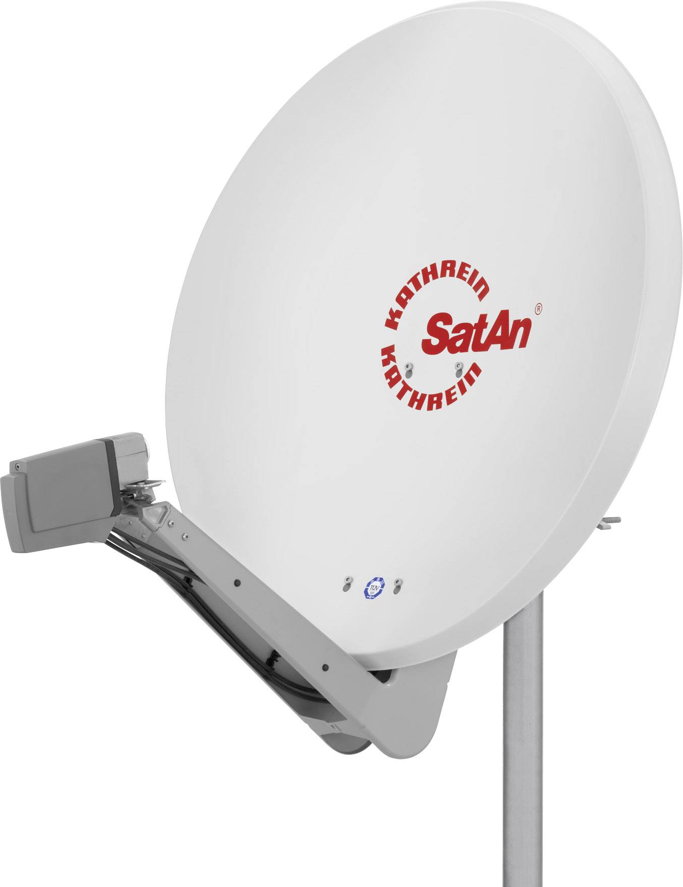 Kathrein CAS 90ws Antenna SAT 90 cm Materiale riflettente: Alluminio Bianco