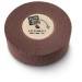 Hnedý brúsny kotúč s etiketou uprostred; vhodný na spracovanie kovu.