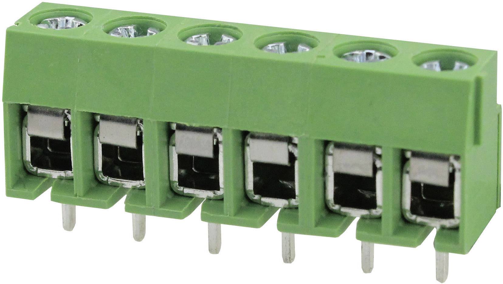 Degson Skrueklemmeblok 2 mm² Poltal 3 Grøn 1 stk