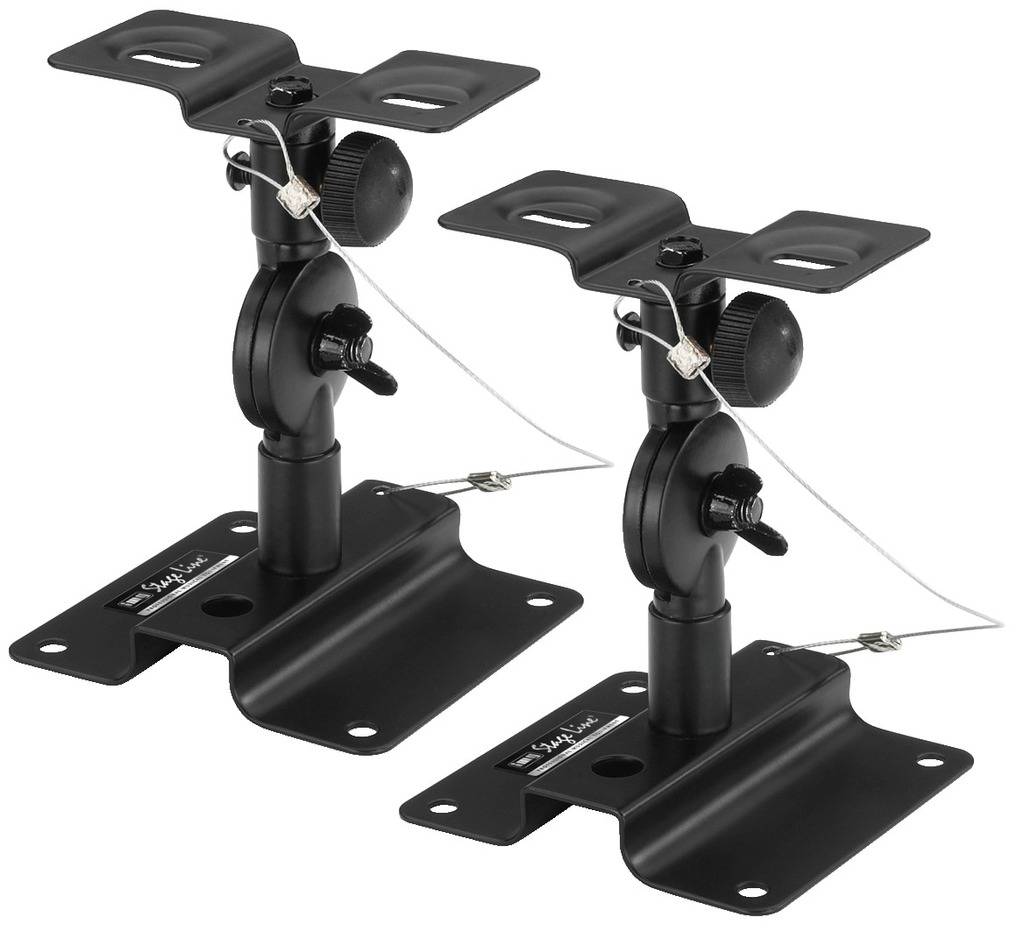 Monacor LST-6 - Montage mural Supporto per altoparlante PA Inclinabile 1 Paio/a