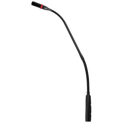 Štíhly husací krk mikrofón na nahrávanie zvuku, prispôsobiteľný vďaka flexibilnej konzole. Ideálny pre rečnícke pulty a konferencie.