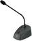 Stolový mikrofon s dlhým husím krkom na stabilnej základni. Ideálny pre prednášky alebo konferencie.