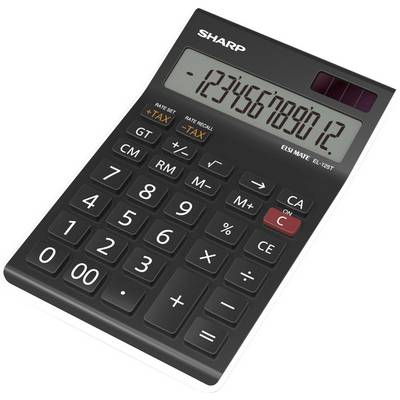 Kalkulačka s veľkým displejom zobrazuje číselnú postupnosť '1234567890'. Má tlačidlá pre základné matematické funkcie.