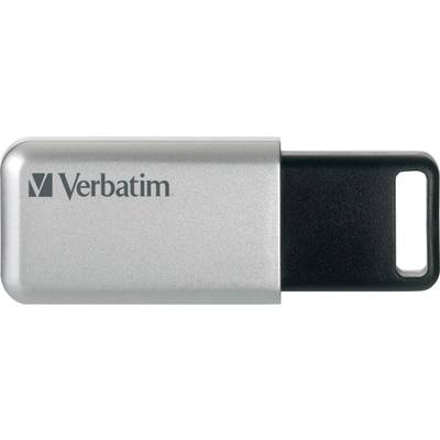 Verbatim Secure Pro USB flash disk 64 GB striebornočierná 98666 USB 3.2 Gen 1 (USB 3.0)