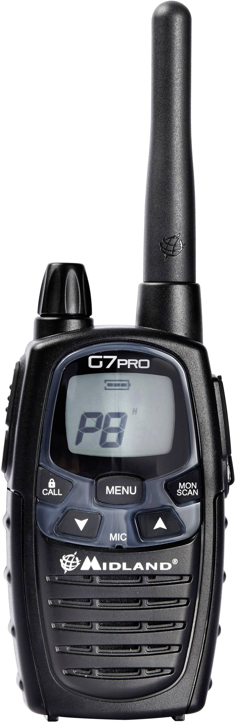 Midland G7 Pro Single C1090.14 Radio ricetrasmittente portatile LPD PMR