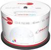 Primeon 2761109 CD-R 80 700 MB 50 ks vreteno možnosť potlače, povrch s vysokým leskom, vodotesný, odolné voči oteru
