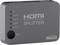 Sivočierny HDMI splitter od Marmitek s portami pre IN, OUT 1, OUT 2, COPY a AUTO.