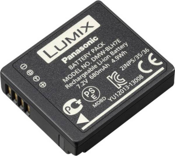 akumulátor do kamery Panasonic DMW-BLH7E, DMW-BLH7 7.2 V 680 mAh DMW-BLH7E