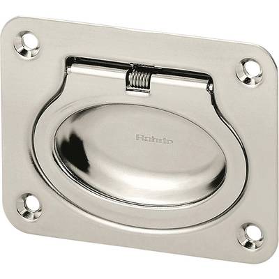 Rohde EE-01.R075.39 zaklapávací úchyt pre zapustené skrutky strieborná (d x š x v) 75 x 10 x 58 mm 1 ks
