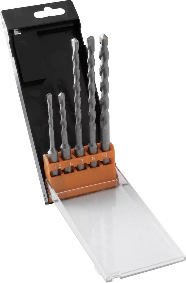 AVIT  AV08012 tvrdý kov sada kladivových vrtákov 5-dielna 5 mm, 6 mm, 7 mm, 8 mm, 10 mm  SDS plus 1 ks