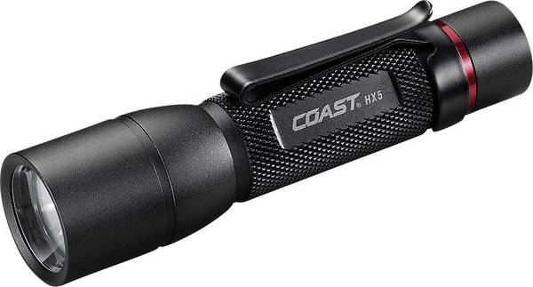 Coast HX5 LED  vreckové svietidlo (baterka), 345 lm, 0.75 h, 113.4 g