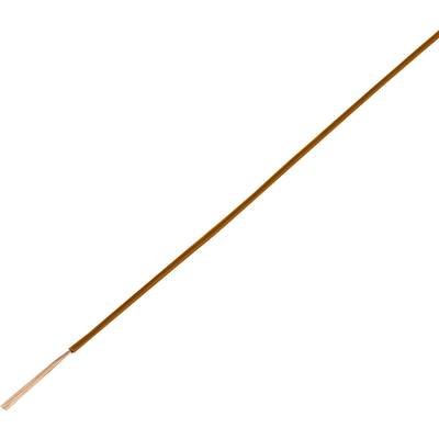 TRU COMPONENTS 1568630 vedenie vo vozidlách, FLRY-A, 1 x 0.35 mm², hnedá, 50 m