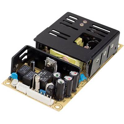 Elektronický komponentový modul s kondenzátormi, cievkami a relé na doske plošného spoja. Kryt čiastočne opatrený vetracími štrbinami.