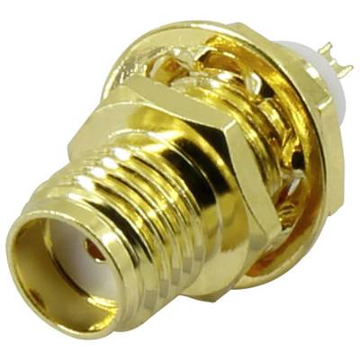 TRU COMPONENTS SMA-KHC-RG174 1372235 SMA konektor zásuvka, vstavateľná vertikálna 50 Ω 1 ks