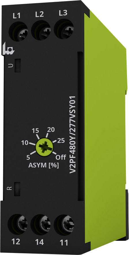 tele V2PF480Y/277VSY01 Bewakingsrelais 208 - 480 V/AC 1x wisselcontact 1 stuk(s) afbeelding