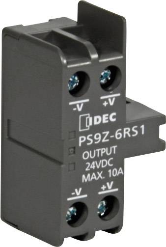 Elektronický modul s označením 'PS9Z-6RS1', 24V DC výstup, maximálne 10A. Výrobca: IDEC.