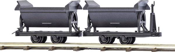Busch Feldbahn 12216 H0f Dva sklápacie nákladné vozidlá O&K