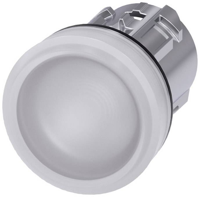 Siemens 3SU1051-6AA60-0AA0 Spia luminosa piatto Bianco 1 pz.