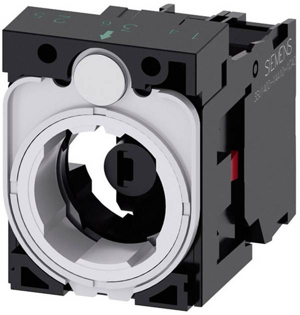 Siemens 3SU1501-1AG60-1CA0 spínacie kontaktné teleso, LED element s adaptérom 1 rozpínací biela kontaktné teleso 24 V DC/AC 1 ks