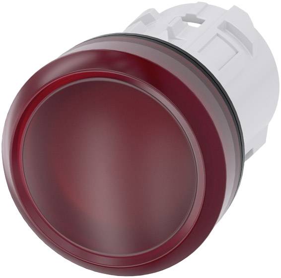 Siemens 3SU1001-6AA20-0AA0 Spia luminosa piatto Rosso 1 pz.