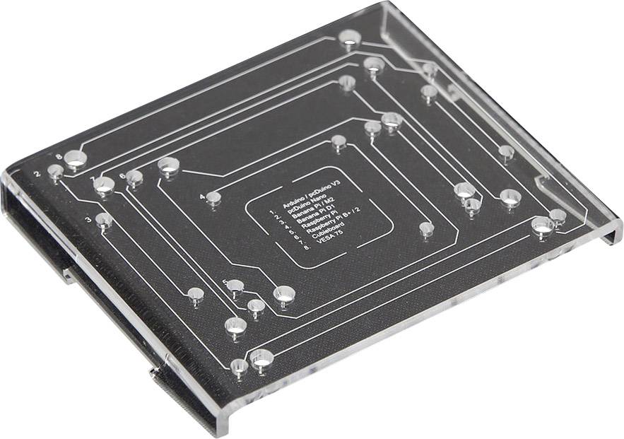 Supporto per guida DIN Joy-it RB-DIN-Rail Adatto per (kit di sviluppo): Arduino, Banana Pi, BeagleBoard, BeagleBone, Cubieboard, Raspberry Pi® per mon