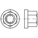 TOOLCRAFT 138161 Sekskantmøtrikker med flange M12 DIN 6331 Stål 25 stk