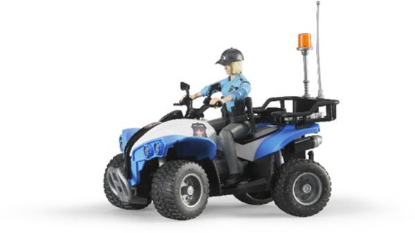 bruder Policajná štvorkolka s policajtkou a exhib.
