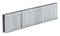 Strieborné spinky sú usporiadané v rade. Sú vyrobené z kovu a používajú sa v zošívačke.