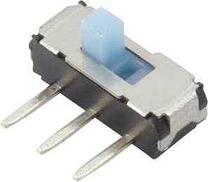 Interruttore a slitta 6 V/DC 0,3 A, 2 off/on, YSS-1203 1 pz.