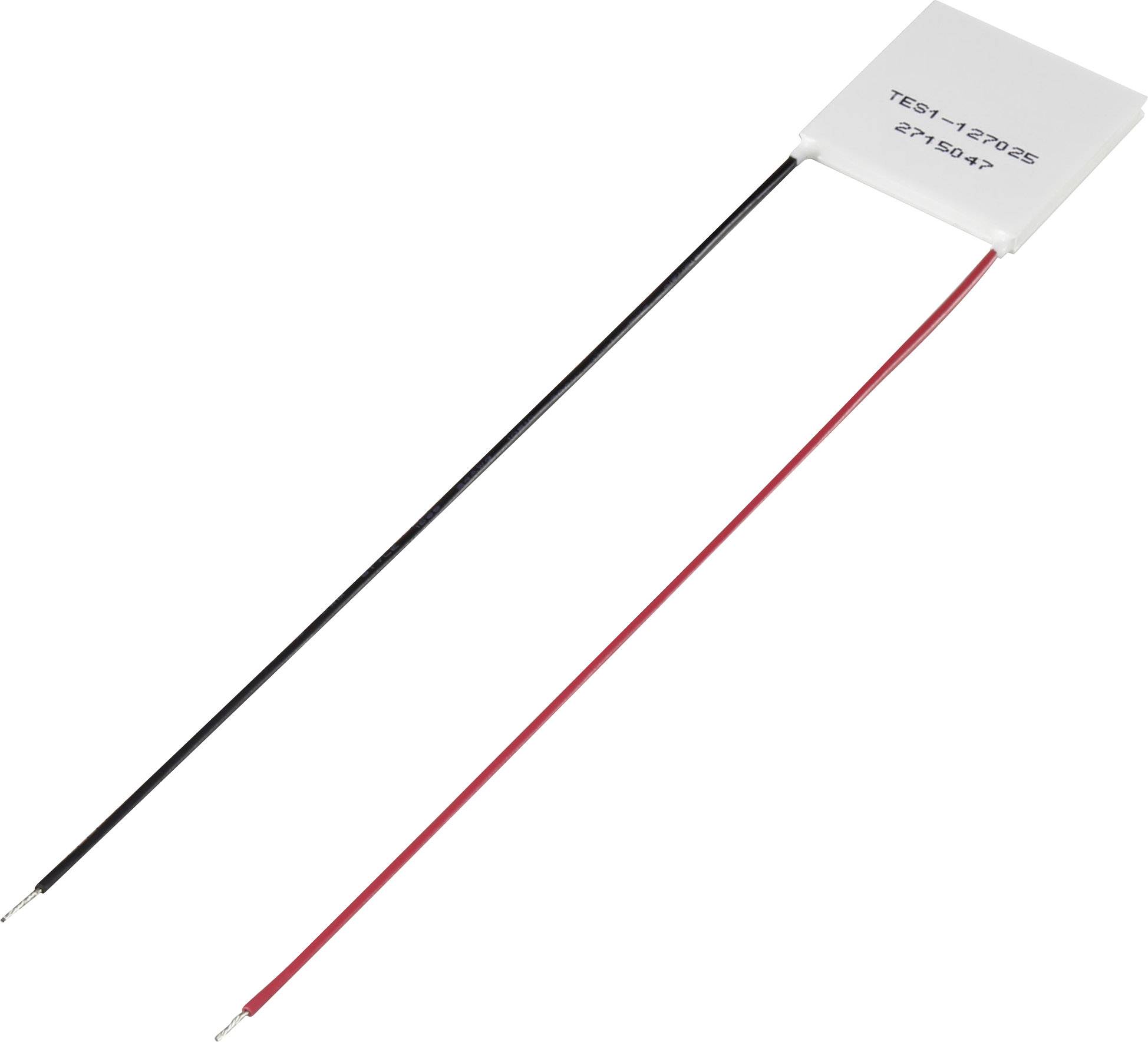 TRU COMPONENTS TES1-127025 Cella di Peltier 15.4 V/DC 2.5 A 21.4 W (L x L x A) 30 x 30 x 4 mm