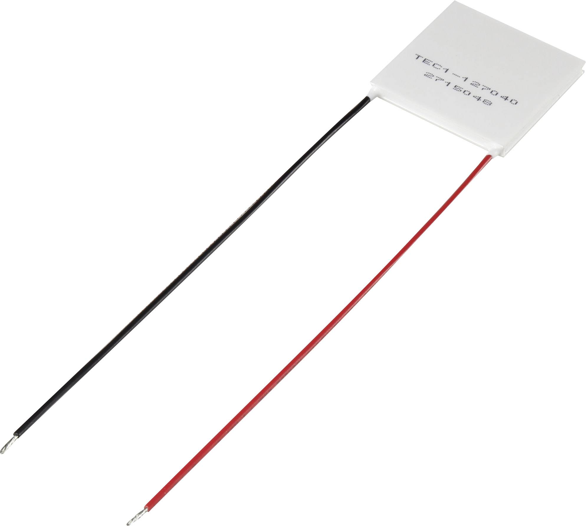 TRU COMPONENTS TEC1-127040 Cella di Peltier 15.4 V/DC 4 A 33.4 W (L x L x A) 40 x 40 x 3.9 mm