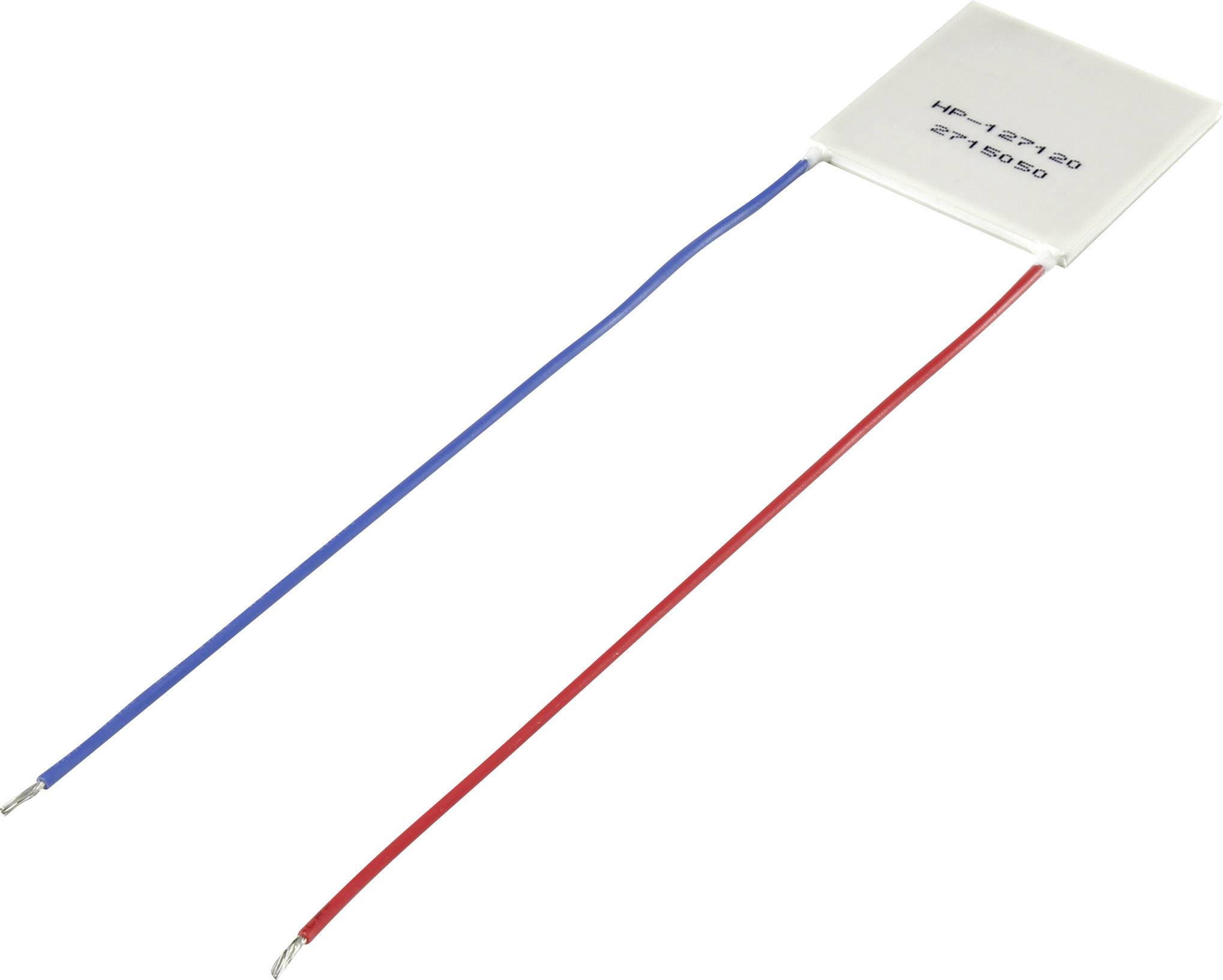 TRU COMPONENTS HP-127120 Cella di Peltier 14.5 V/DC 12 A 106 W (L x L x A) 40 x 40 x 2.8 mm