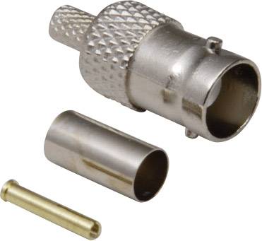 TRU COMPONENTS 1579560 BNC-stikforbindelse Tilslutning, lige 50 Ω 1 stk